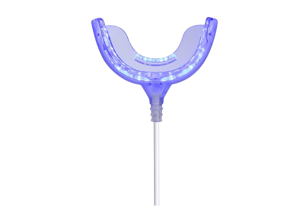 Front view of Teeth Whitening Accelerator Light with blue LED array