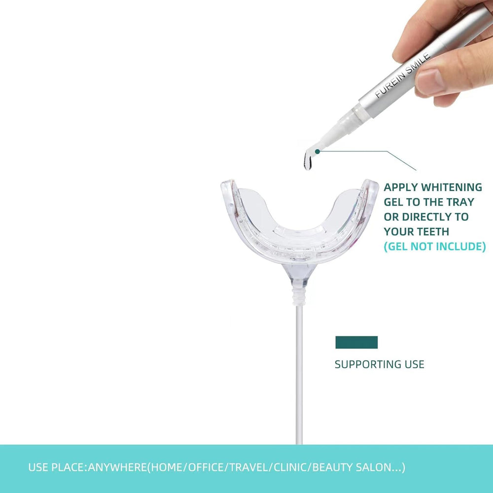 Ergonomic mouth tray ready for use