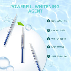 Whitening gel syringes for at-home use
