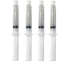 Teeth whitening gel syringe 10ml - 4 pack