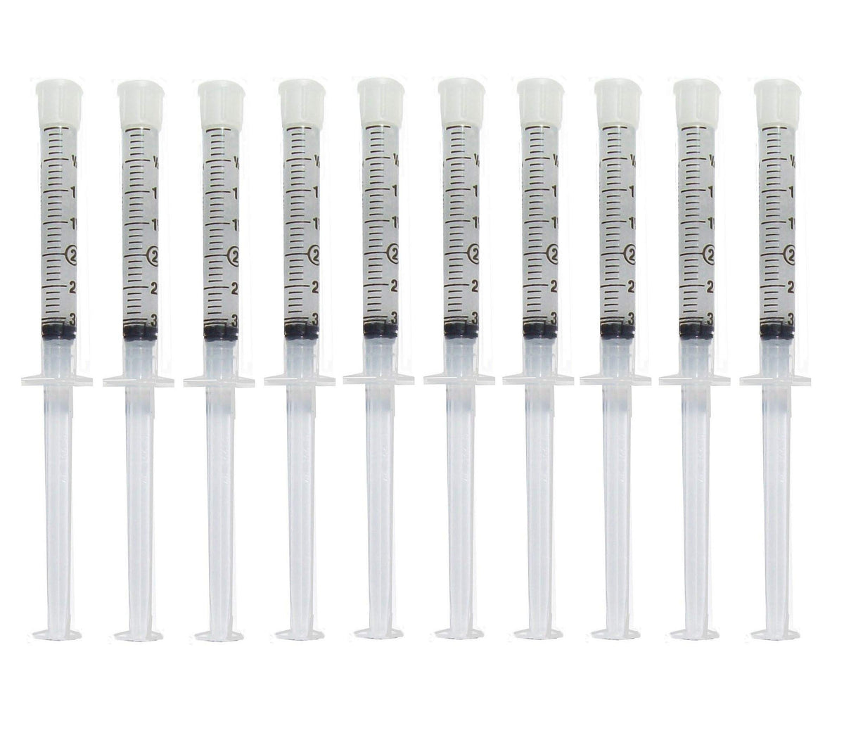 Teeth whitening gel syringe 22% carbamide peroxide illustration