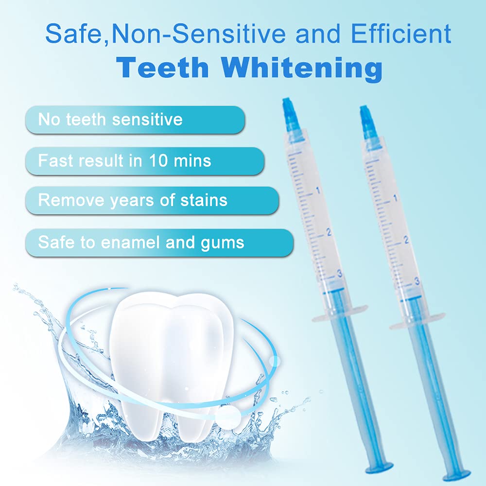 Whitening kit packaging with 20 syringes