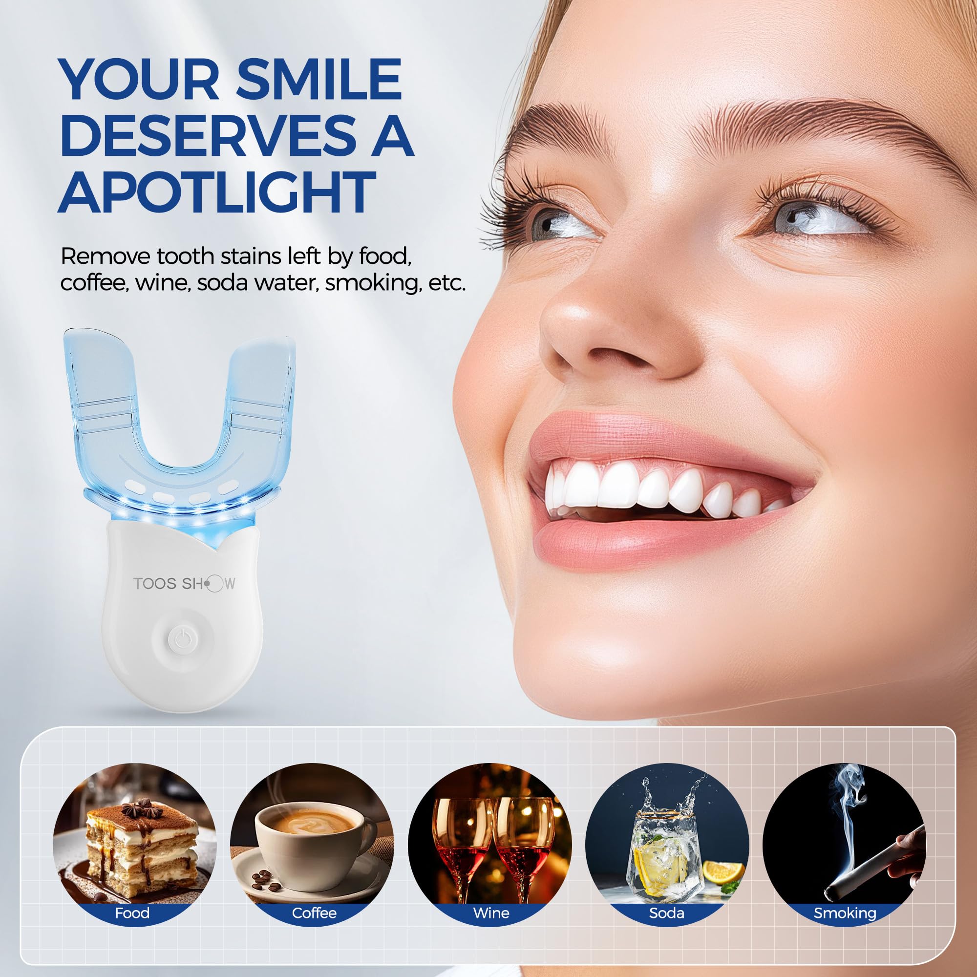 Desensitizing gel and whitening gel components
