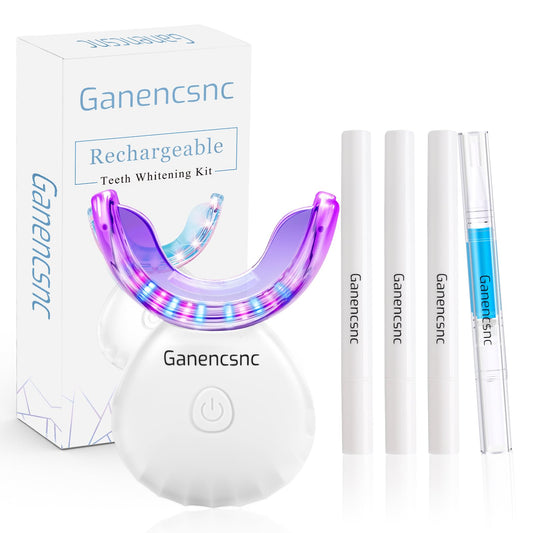 Teeth whitening kit for sensitive teeth with 32X LED light
