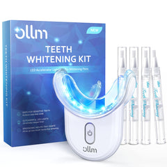 Professional Teeth Whitening Kit with LED light and four carbamide peroxide gel pens