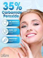 Carbamide peroxide 35% whitening gel pen designed for sensitive teeth