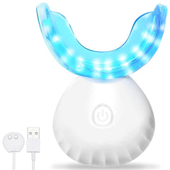 USB-powered blue LED teeth whitening light