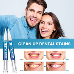 Application tip applying whitening gel from the pen