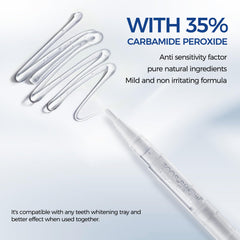 Travel-friendly compact teeth whitening pen kit