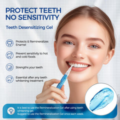 Desensitizing gel bottle included in the kit