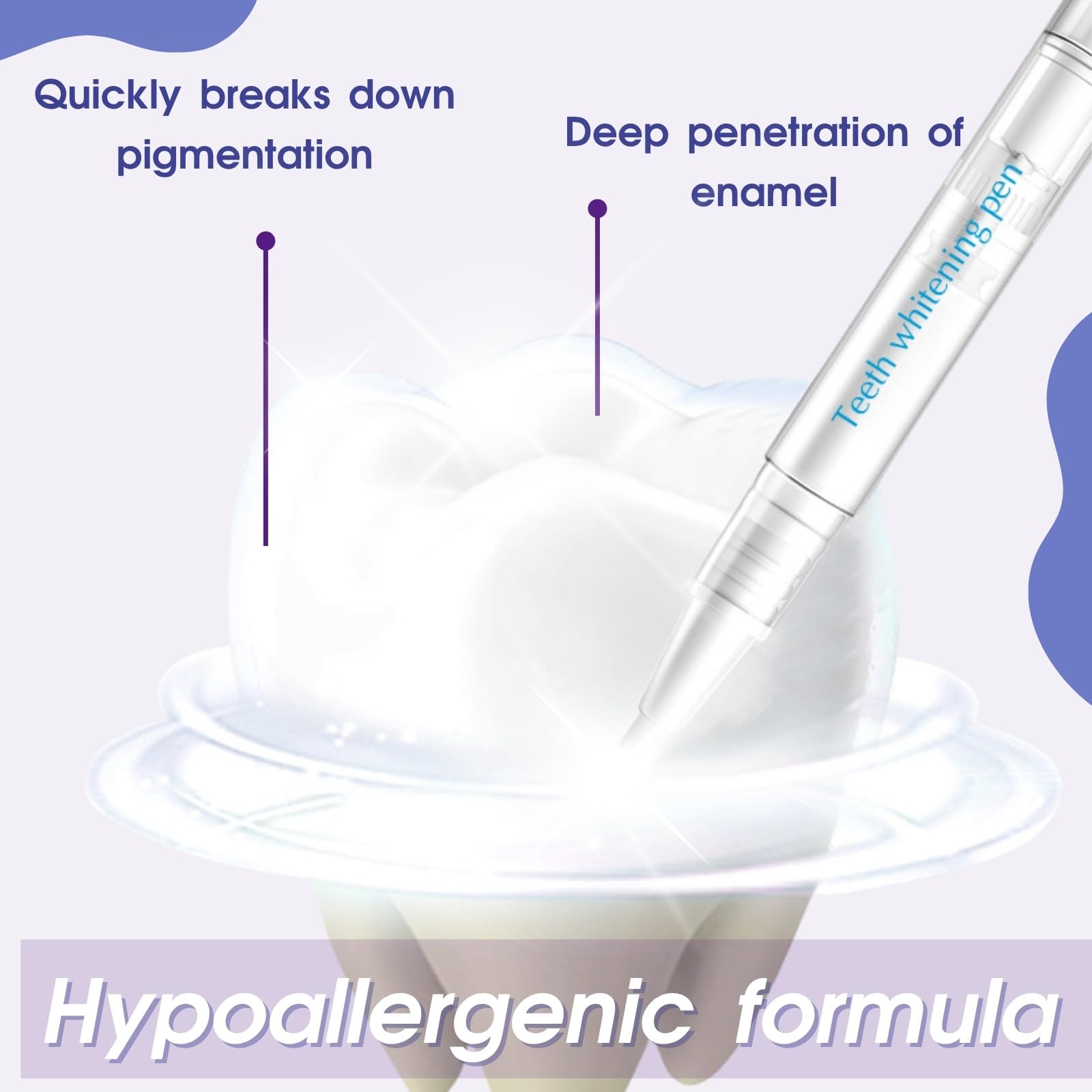 Transparent tube showing gel level