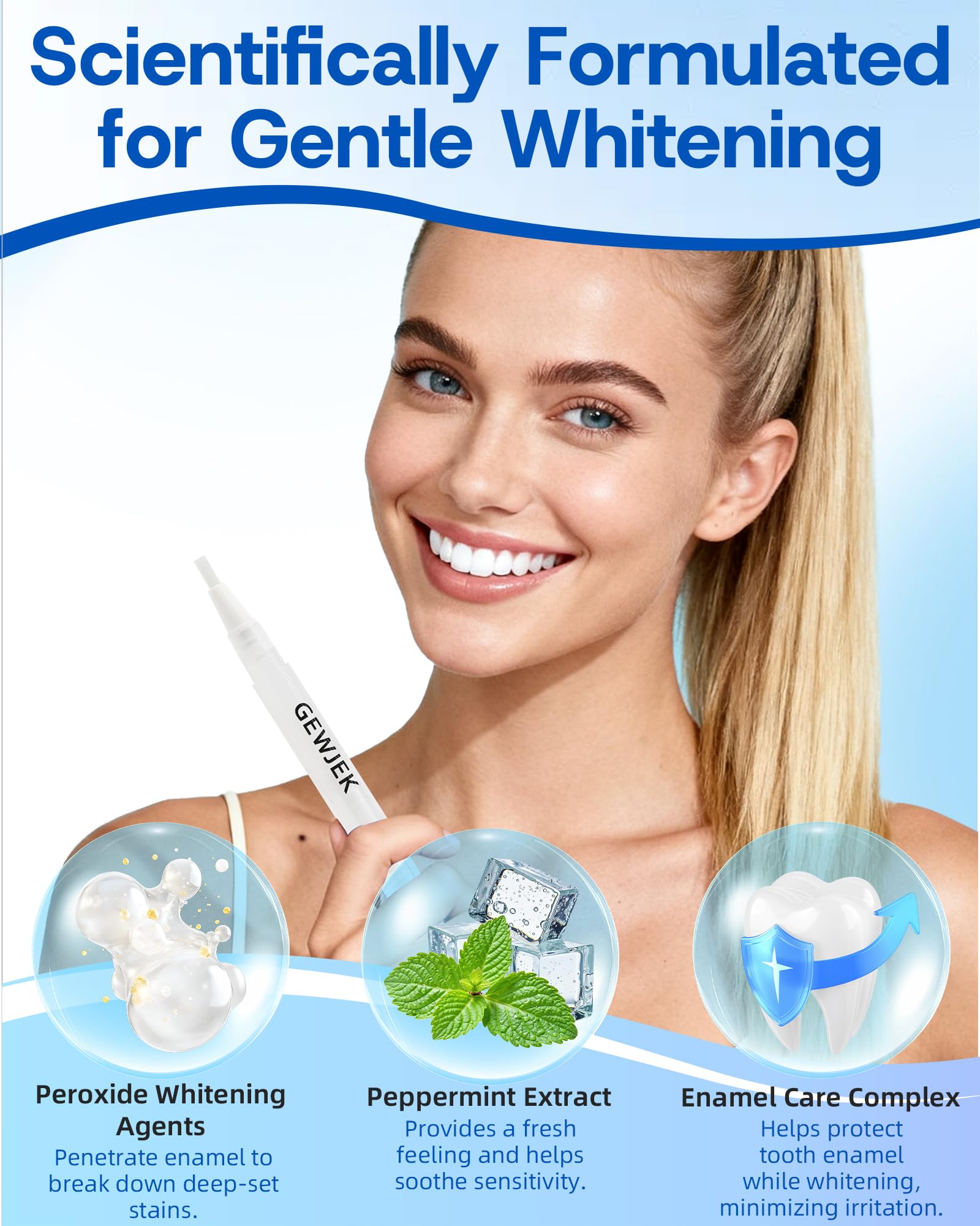 Precision tip for gel application