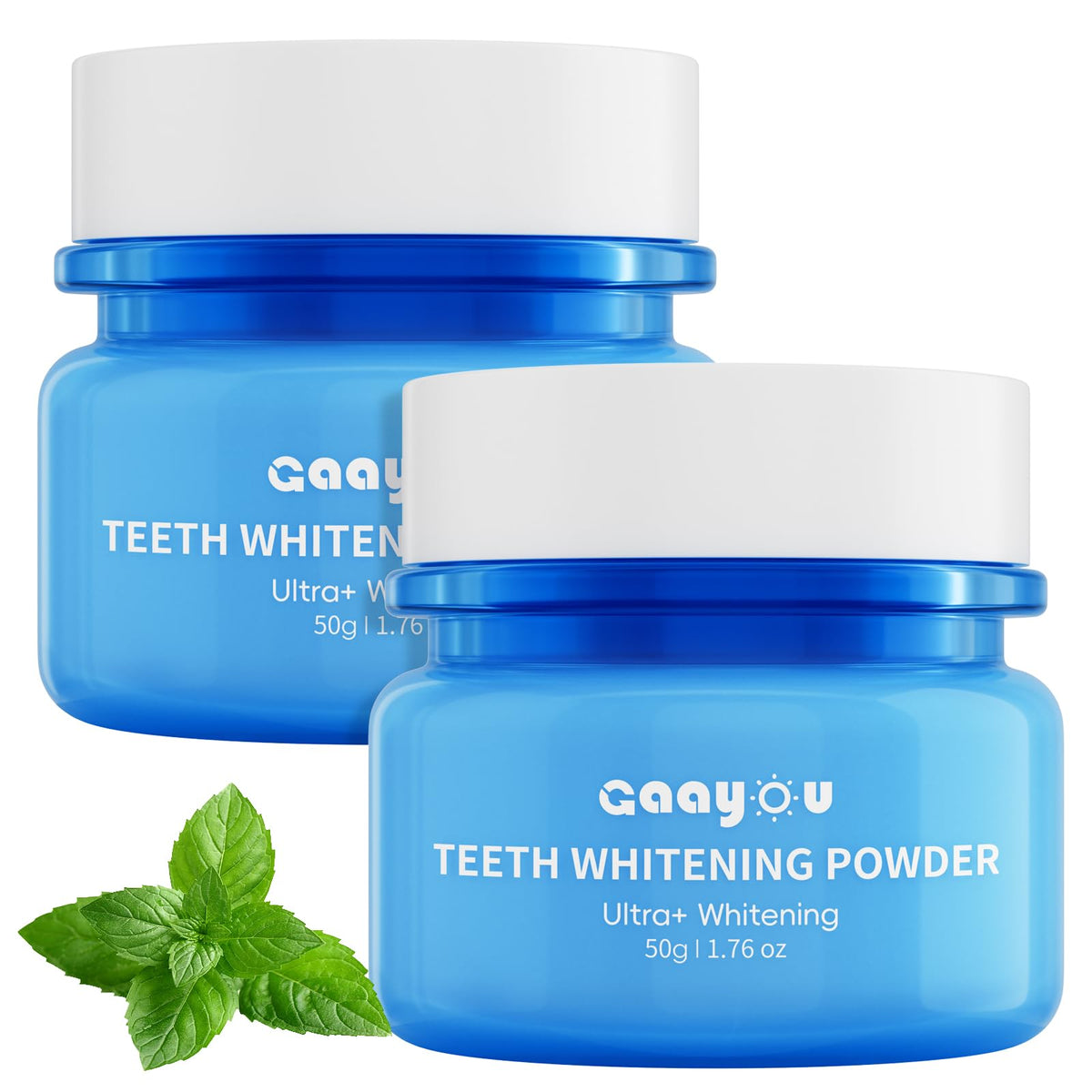 Teeth Whitening Powder mint flavor 100g packaging