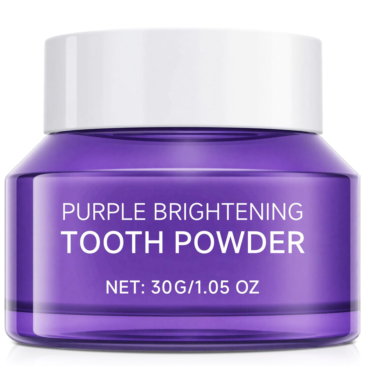 Teeth whitening powder labeled enamel-safe