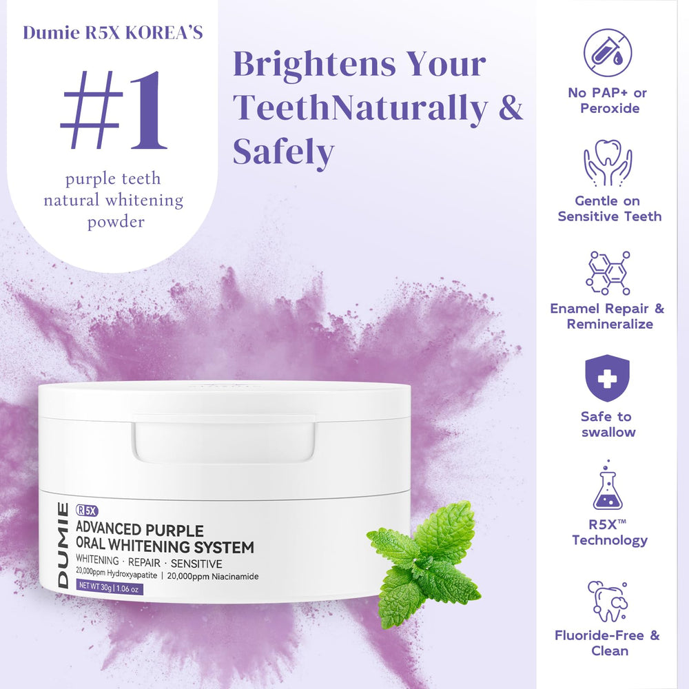 Close-up of product label highlighting hydroxyapatite and niacinamide