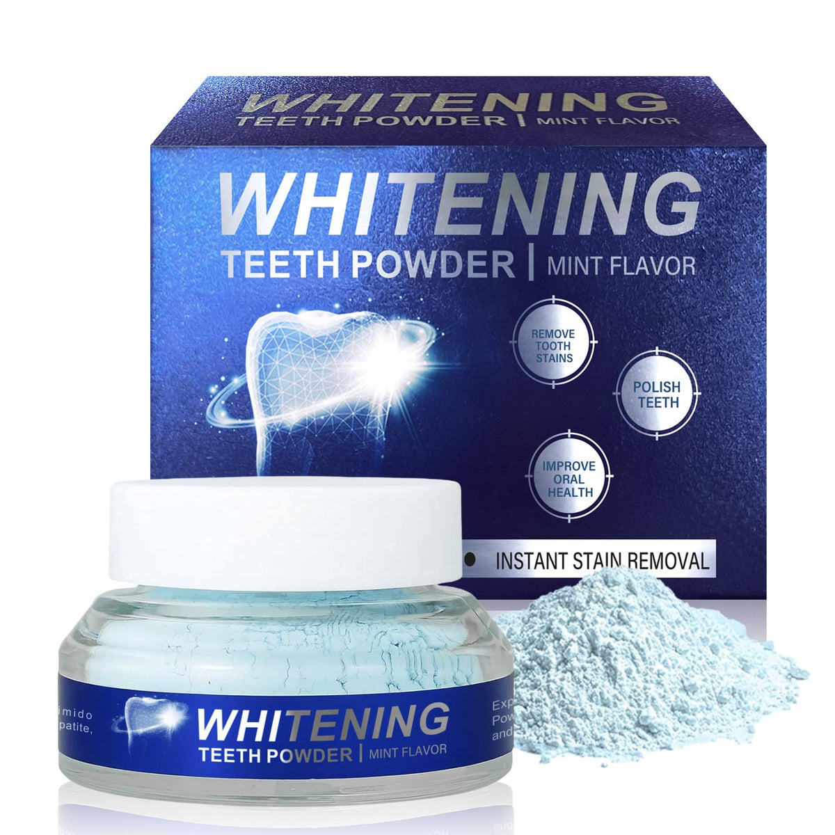 Teeth Whitening Powder packaging