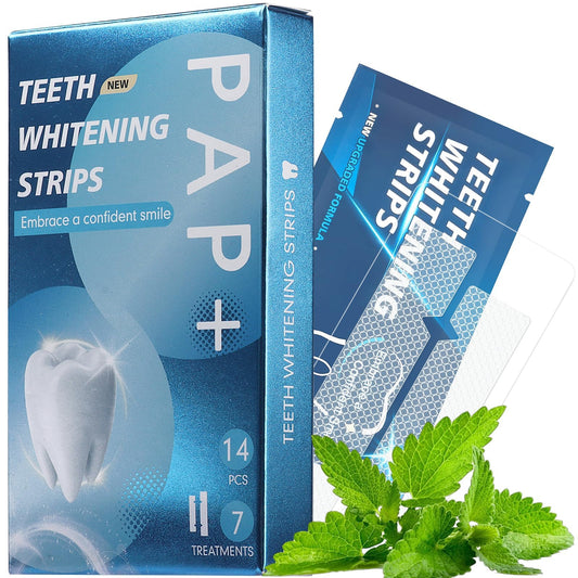 Teeth whitening strips packaging
