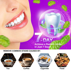 Individual whitening strip sheet ready for use