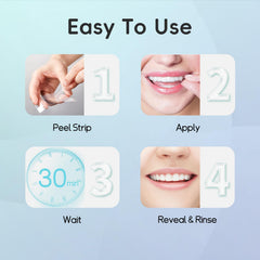 Strips contouring to the curve of teeth
