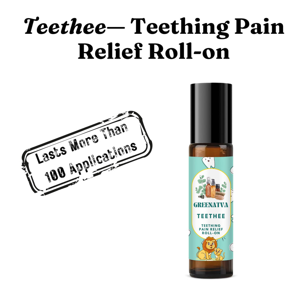 Teethee packaging and 10 ml bottle