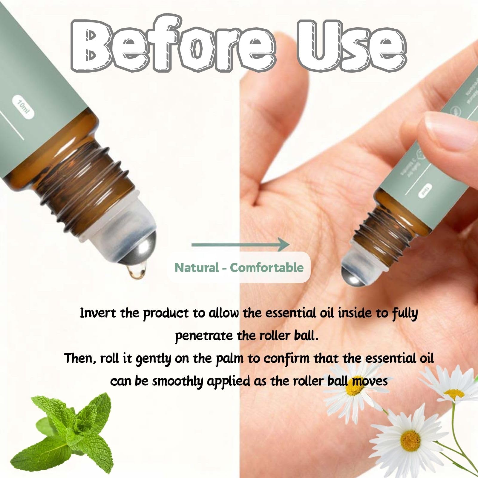 Close-up of natural ingredients used in the teething roller