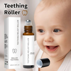 Natural, cruelty-free teething roller label