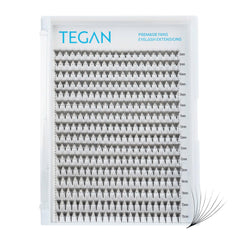 TEGAN LASH 320 premade fans tray for efficient volume application
