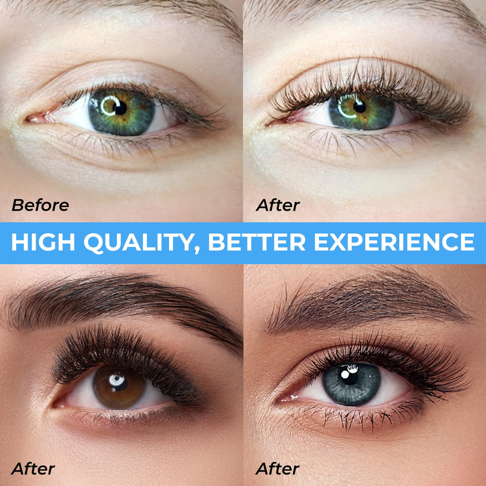TEGAN LASH mixed-length fans for customizable density and dramatic or natural results