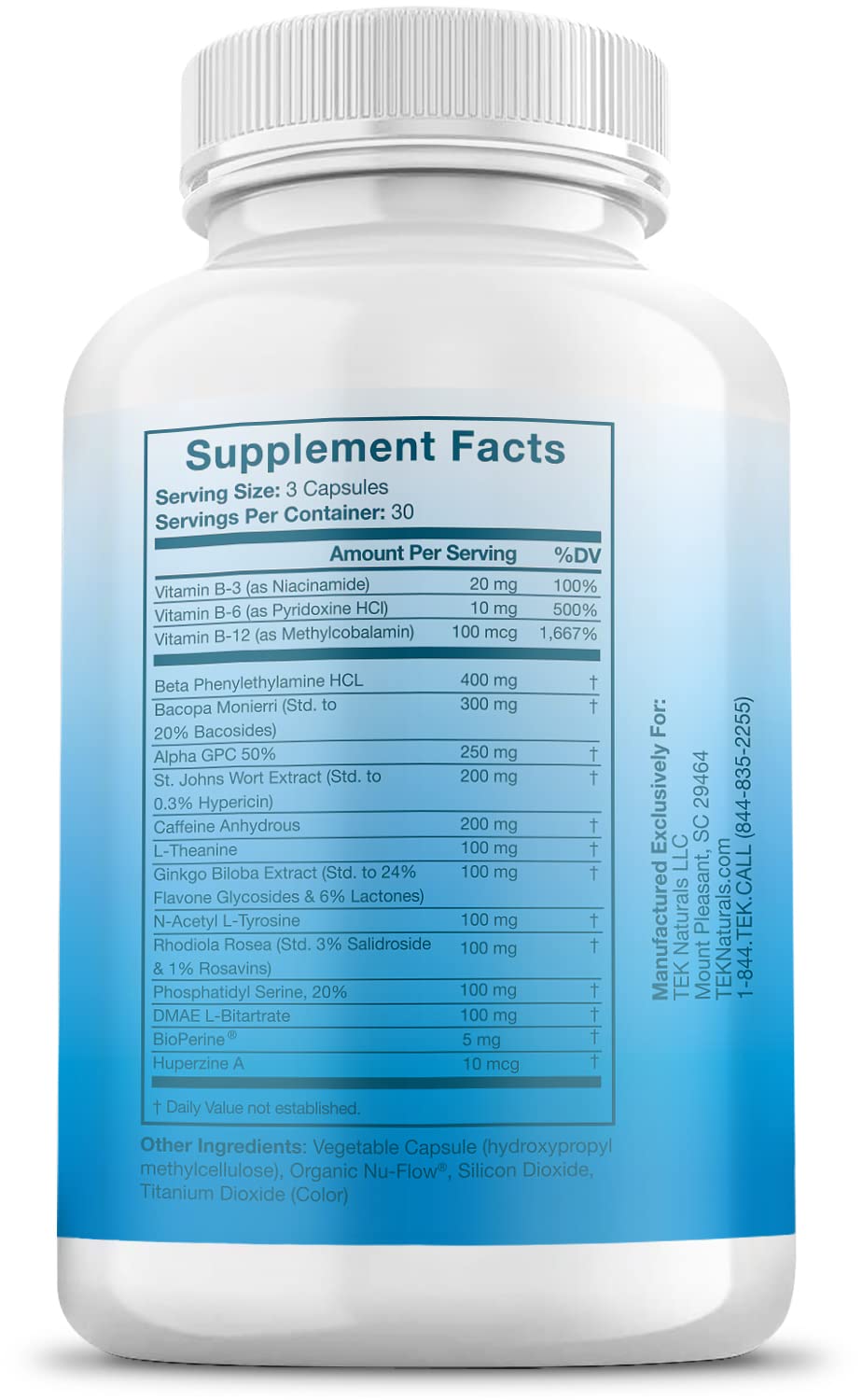 Illustration of Mind Ignite 16-ingredient formula ingredients