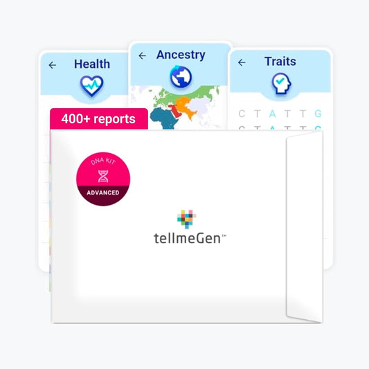 tellmeGen DNA test kit hero image