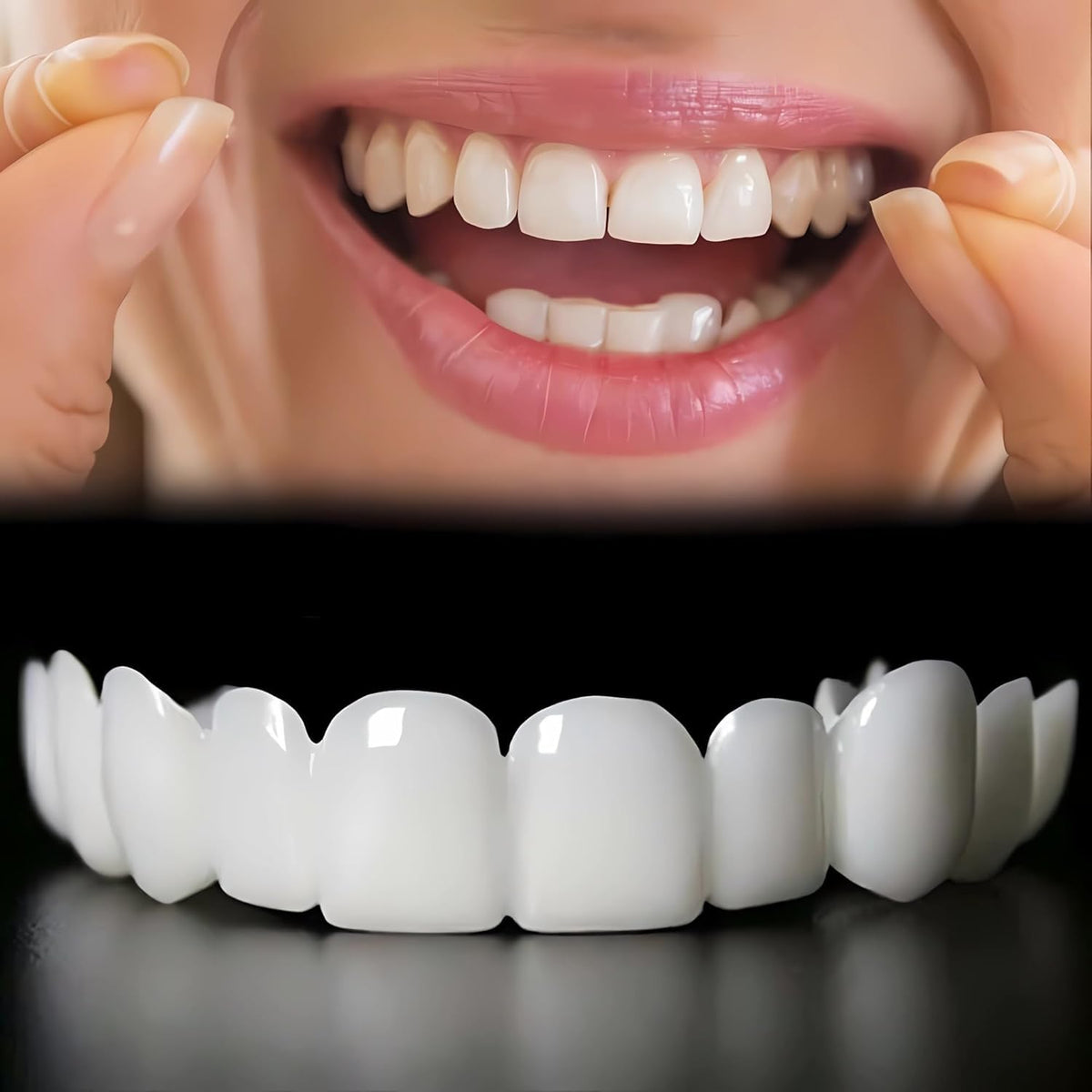 Temporarily adjustable smile aligners for men and women