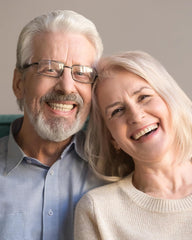 Partial or full denture repaired with gum material