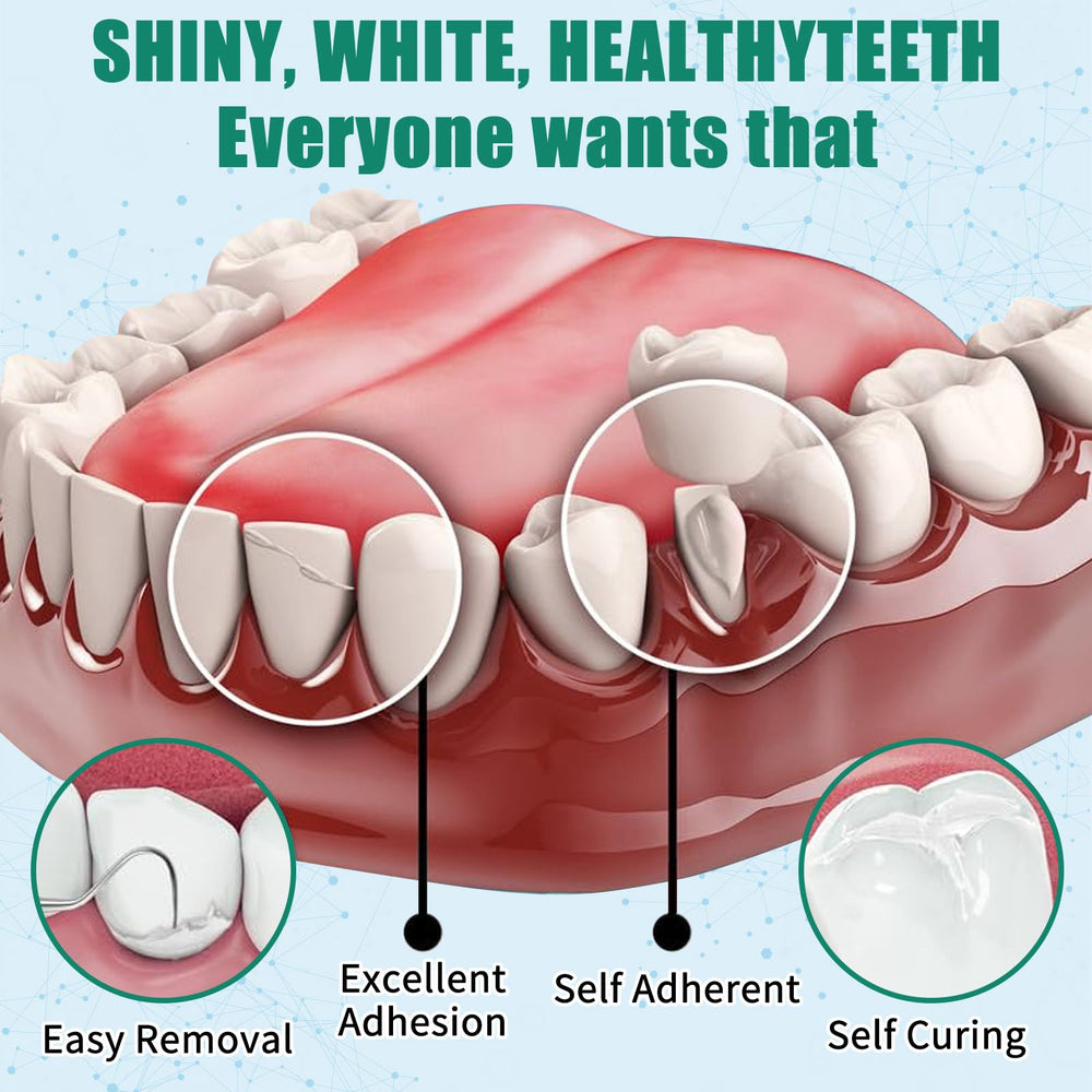 Dental care kit components for temporary fillings