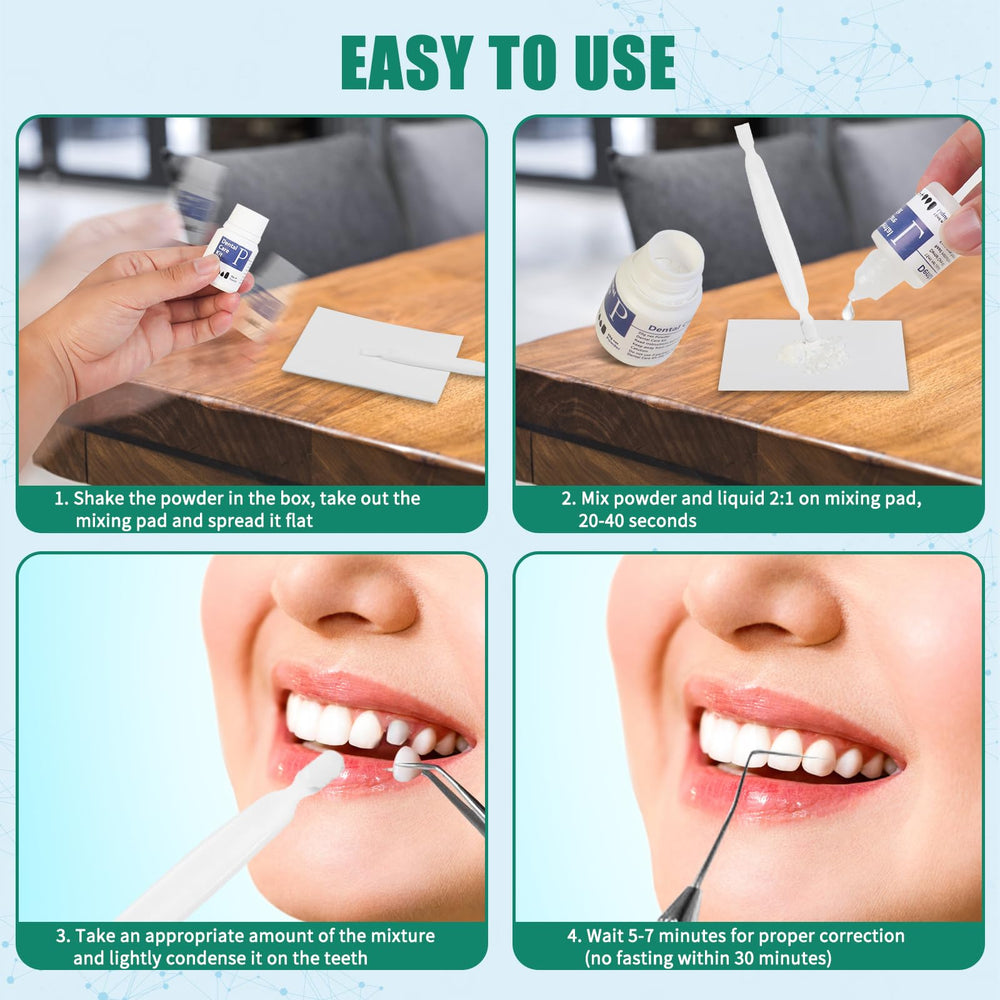 Perfect Smile branding on dental repair kit packaging