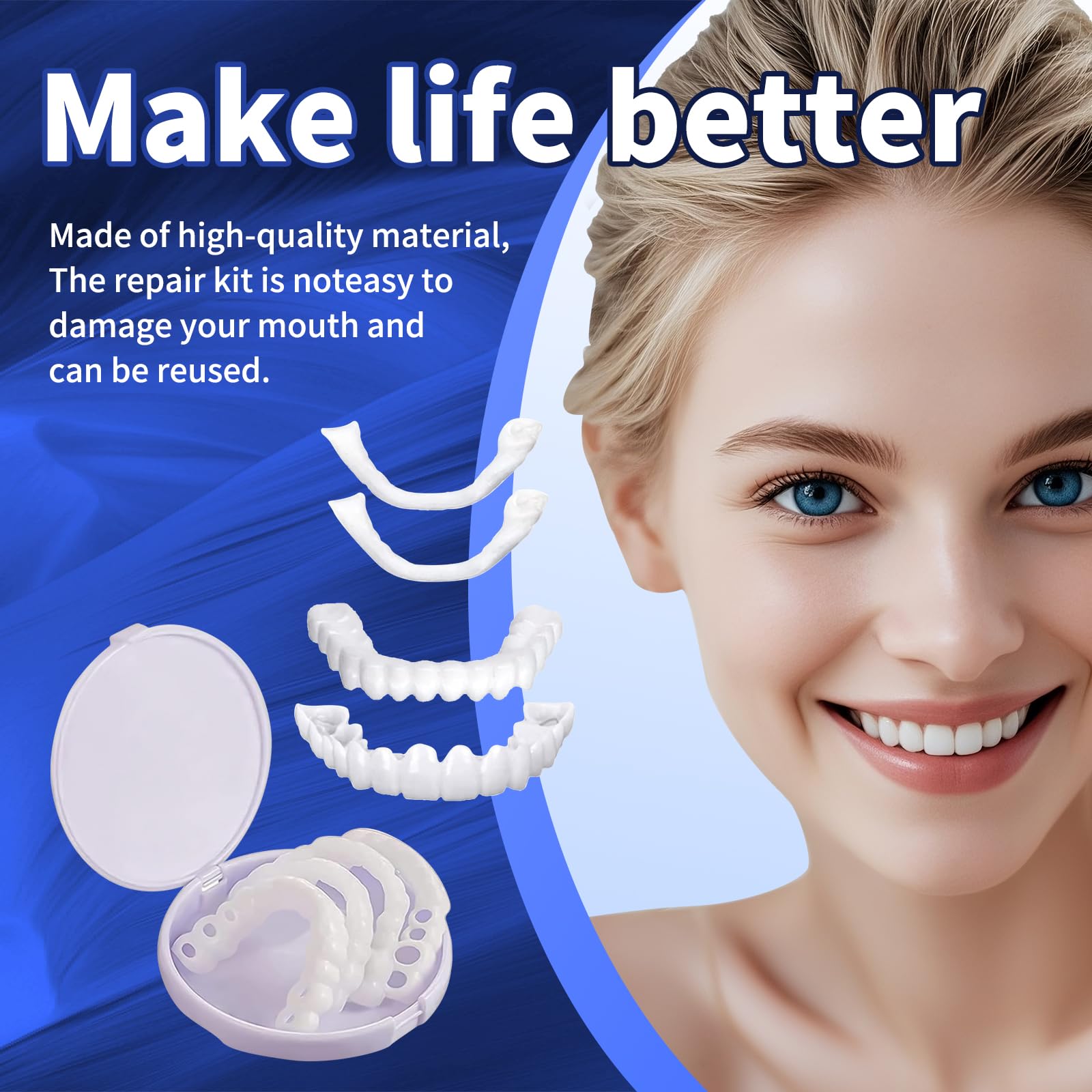 Easy cleaning and maintenance of veneers kit