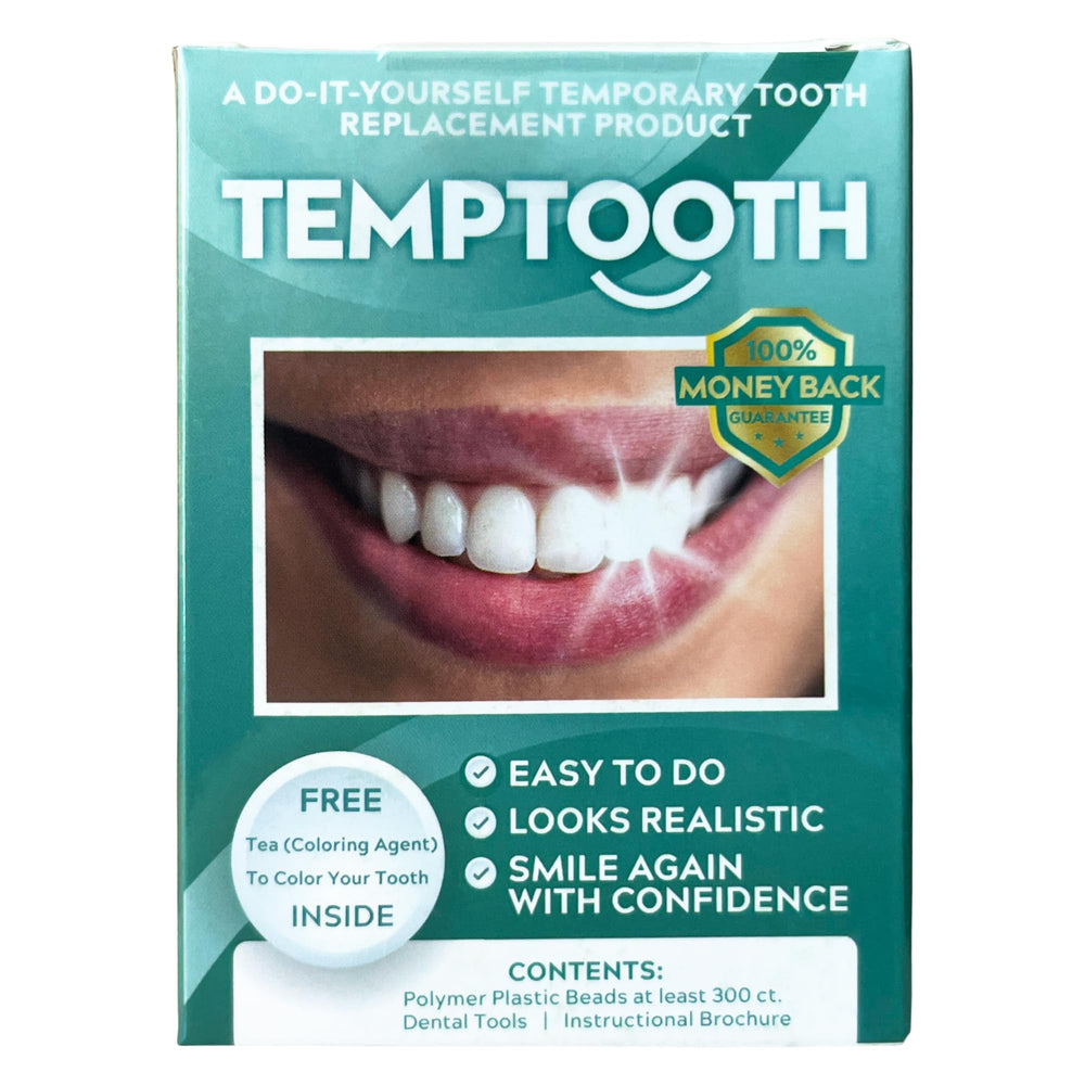 Temptooth coloring material kit front view