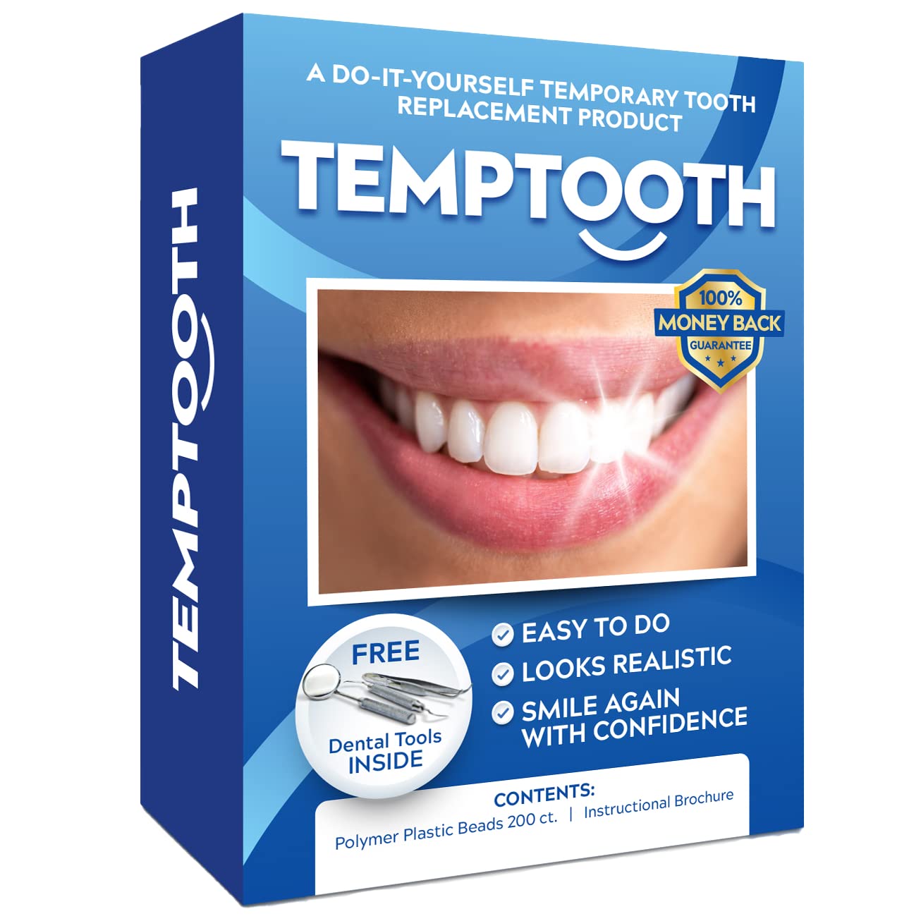 Temptooth kit box and contents