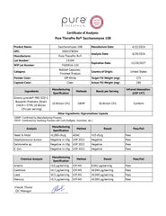 Daily serving of 10B CFU probiotic capsules