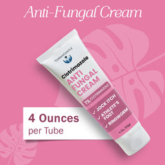 TenderGentle clotrimazole cream tube back shows 1% and 4 oz size.