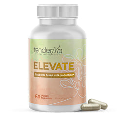 tenderMa Elevate Lactation Supplement bottle and packaging