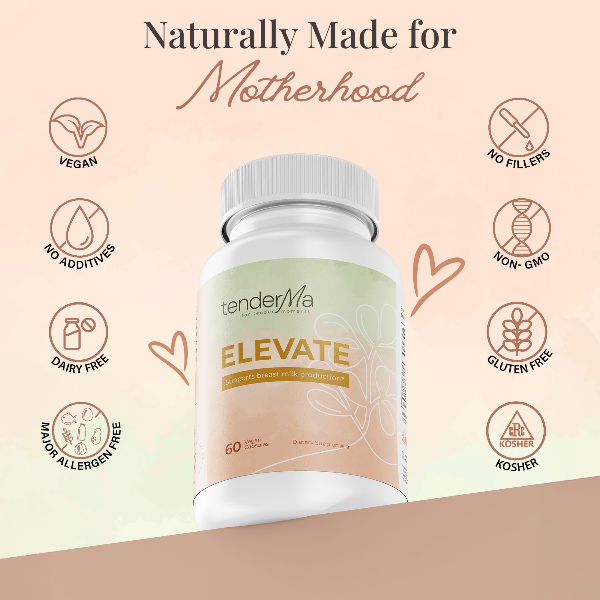 Storage and usage of tenderMa Elevate Lactation Supplement