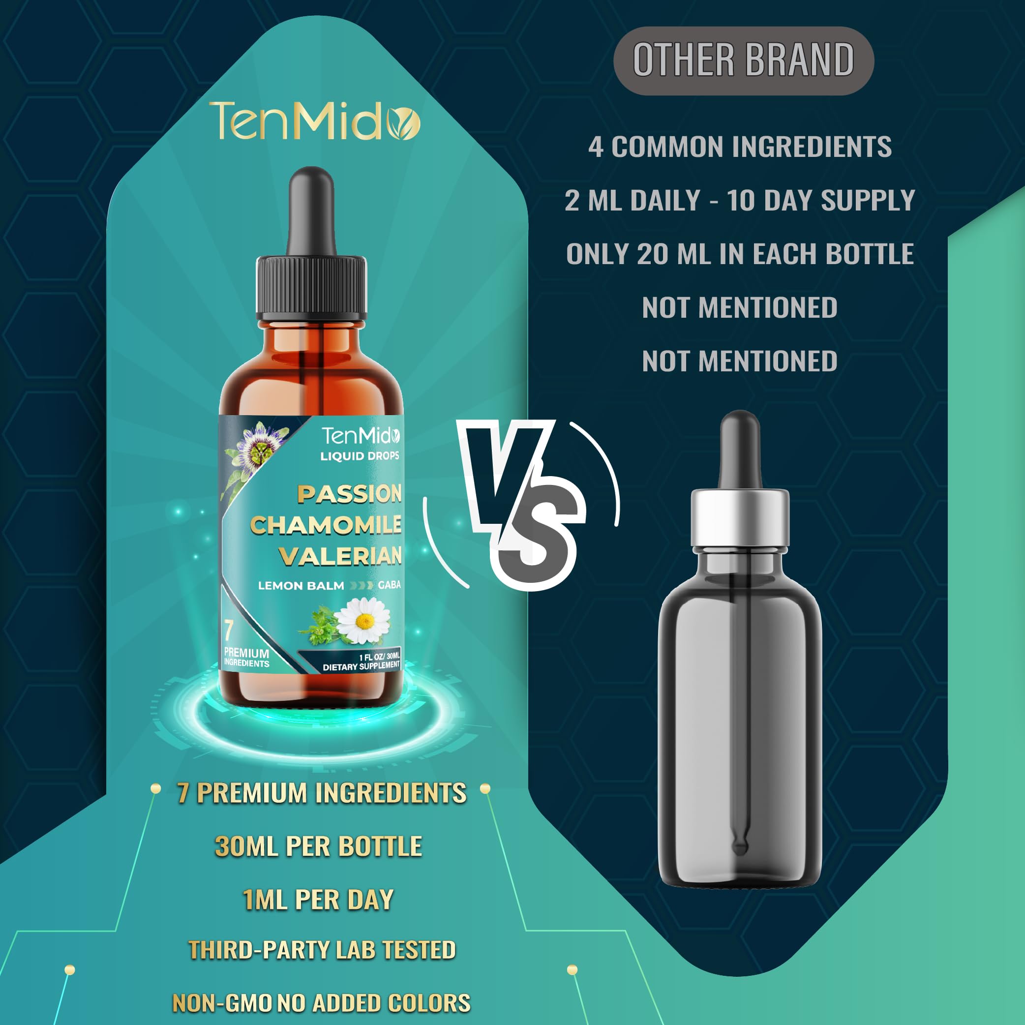 Alcohol-free vegan liquid drops packaging