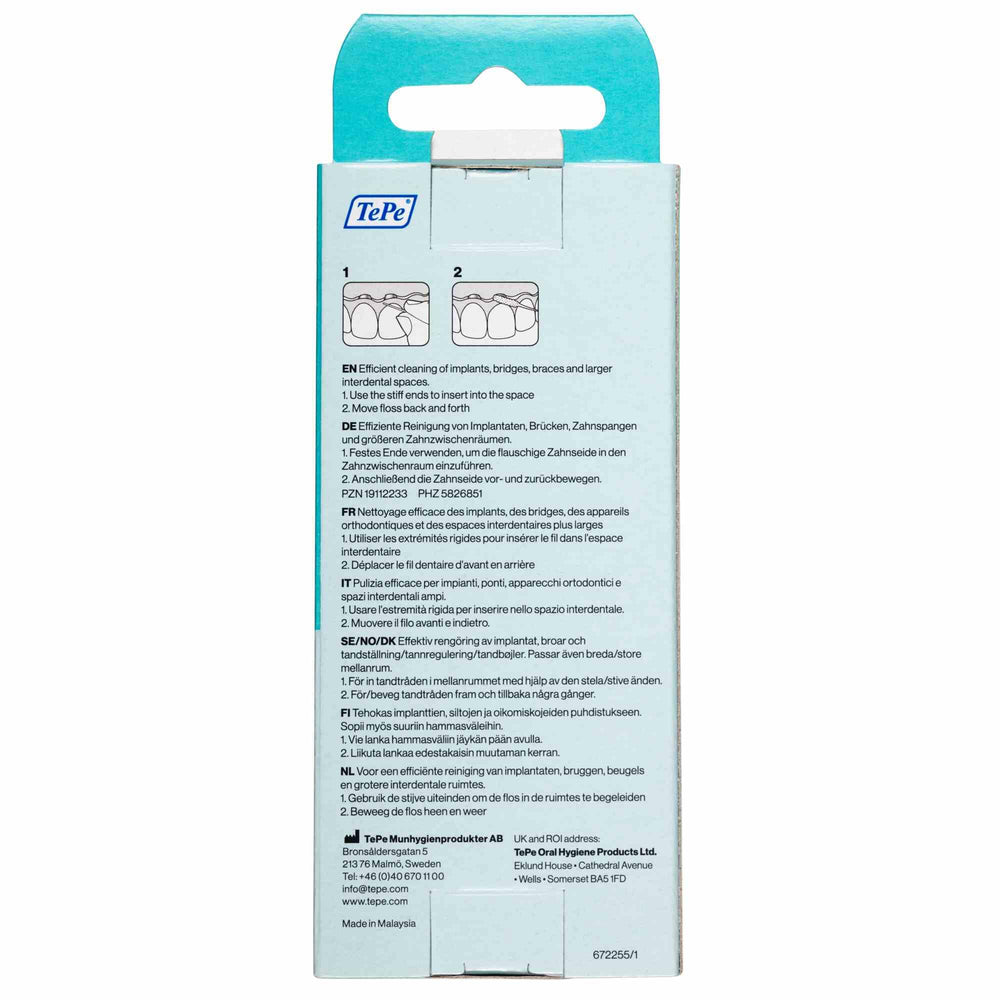 TePe dental care product in use