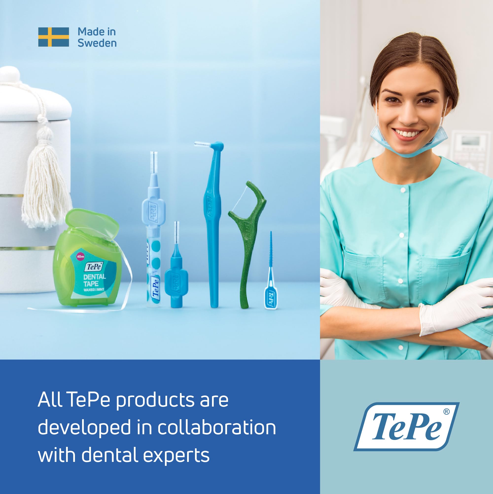 TePe oral care products made in Sweden