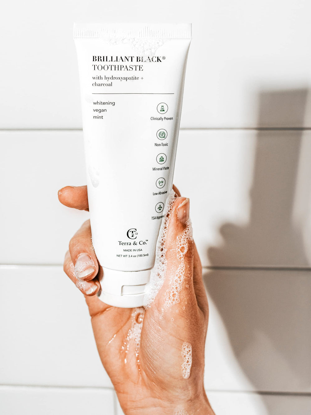 Eco-friendly vegan packaging of the kit