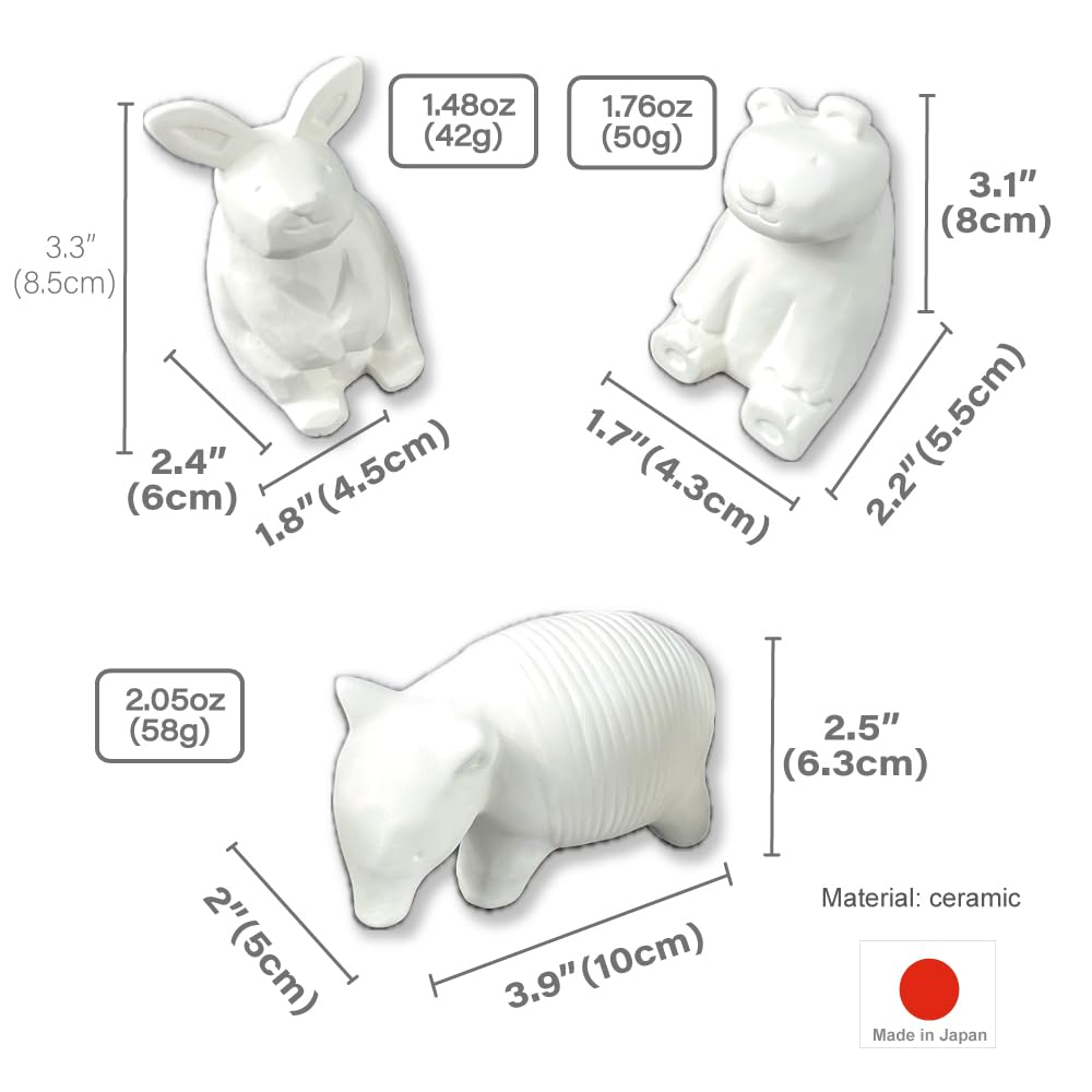 Terra Distribution passive stone diffuser rabbit design soothing aromatherapy on nightstand