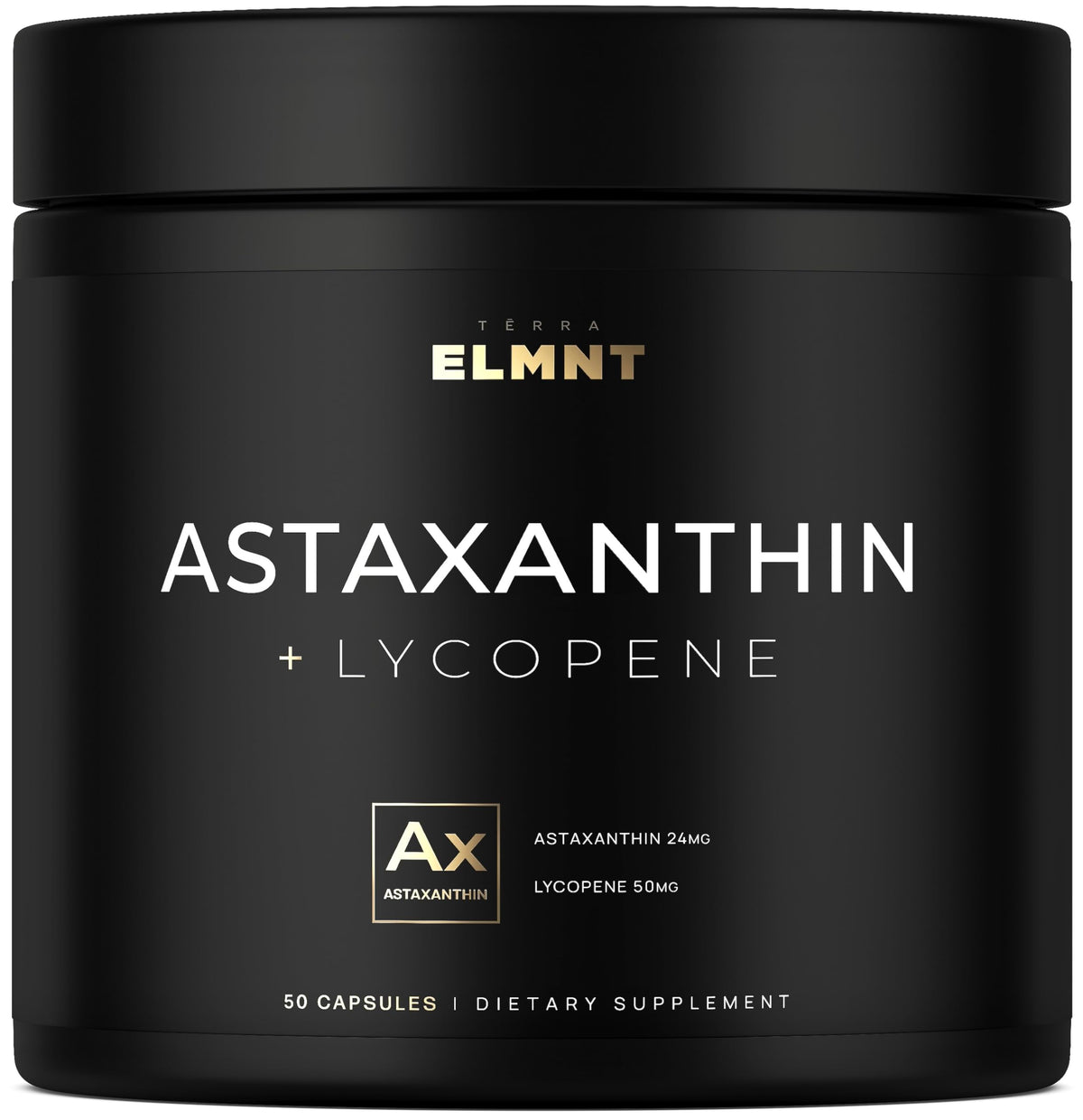 Terra Elmnt Astaxanthin + Lycopene bottle front