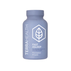 Terra Heath Essentials Fast Asleep bottle on a clean white background