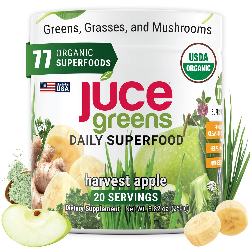 Terra Kai Organics JUCE Green Superfood en envase de 250 g, perfecto para batidos