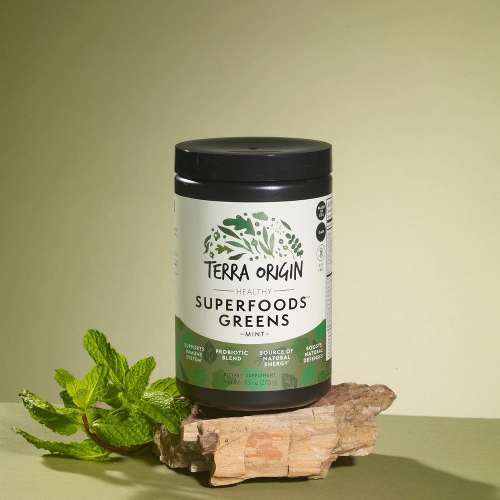 Probiotic greens powder with digestive enzymes ingredients